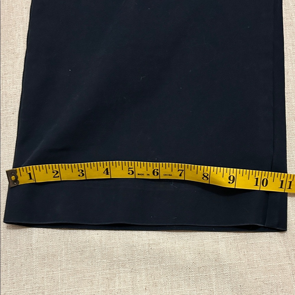 Boden Pants Women's 14R Navy Straight Leg Chinos Flat Front Work Office - Picture 10 of 13